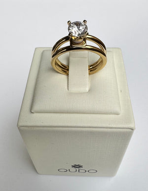 New ! Argolla ROMA Dorado cristal AREZZO