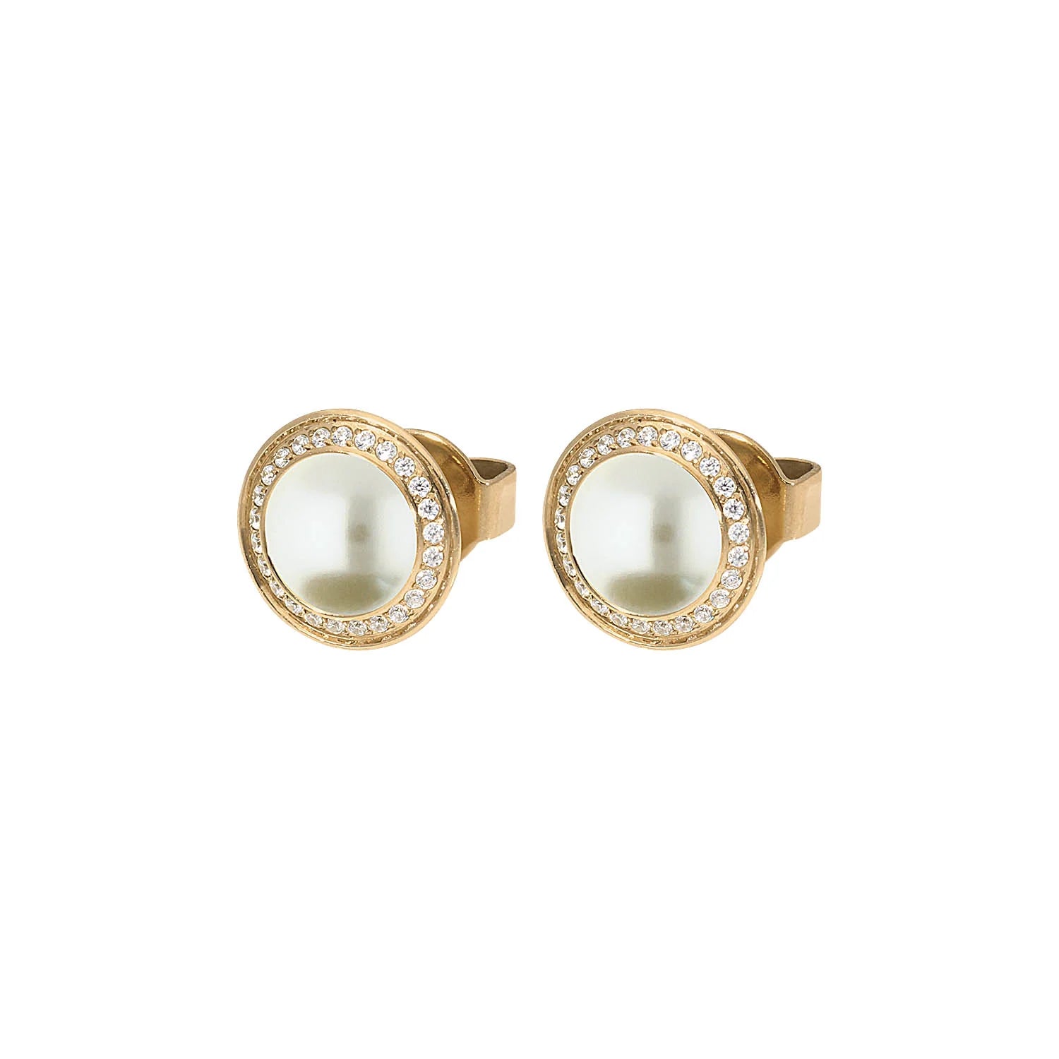 Aretes TONDO DELUXE 9MM PERLAS