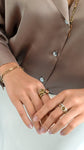 Argolla Qudo Basic Color Rose Gold