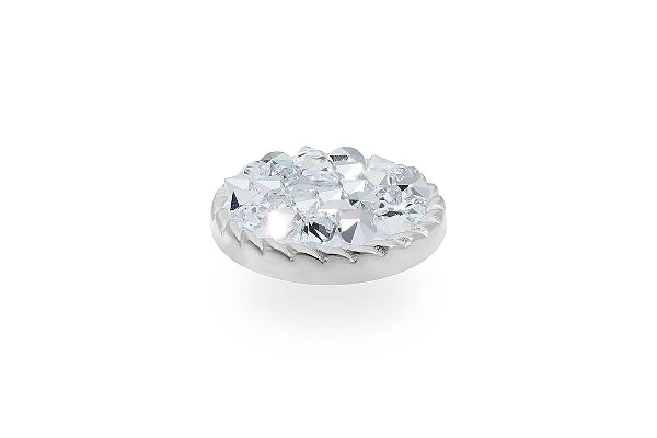 NUEVO Top BOCCONI FLAT 15mm SILVER