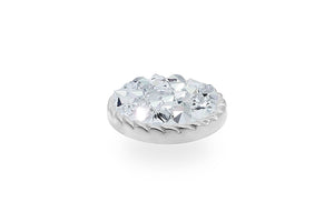 NUEVO Top BOCCONI FLAT 15mm SILVER