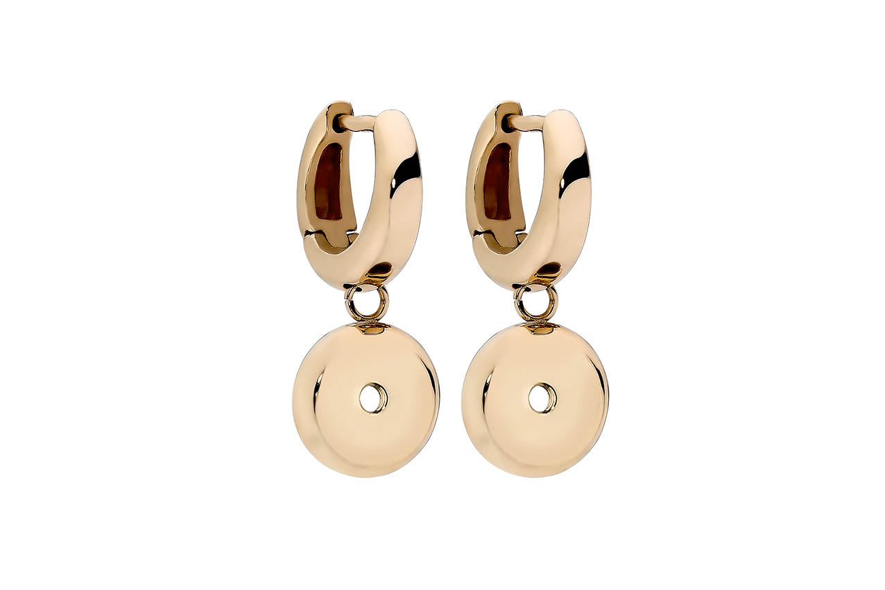 Aretes Intercambiables Dorado